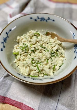豆腐の塩とごま油あえ-レシピのメイン写真