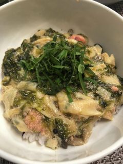 湯葉とたらことあおさ海苔のあんかけ丼-レシピのメイン写真