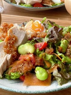 春野菜と蒸し鶏のパワーサラダ-レシピのメイン写真