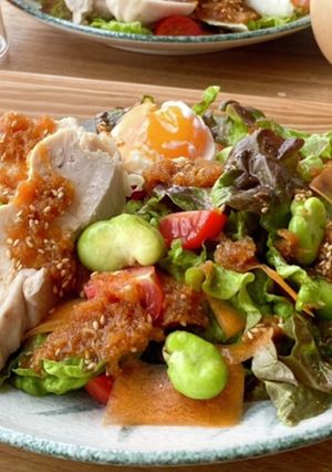 春野菜と蒸し鶏のパワーサラダ-レシピのメイン写真