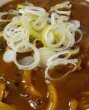 残ったカレーを洋風にクリームカレーうどん
