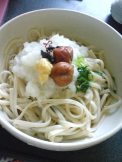 サッパリ♪梅おろしうどん♪-レシピのメイン写真