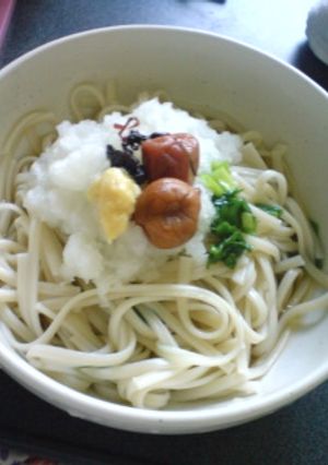 サッパリ♪梅おろしうどん♪-レシピのメイン写真