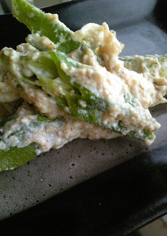 田舎料理☆オクラと山伏茸の白和え♪-レシピのメイン写真