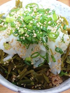 いかメカブ納豆 丼-レシピのメイン写真