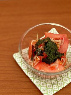 トマトとしらすの和風サラダ-レシピのメイン写真