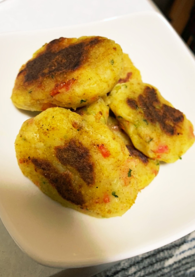 カレー風味♪簡単おやき-レシピのメイン写真