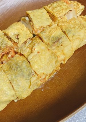 キムチチーズ卵焼き-レシピのメイン写真