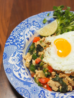 癖なし♪さっぱり和風ガパオライス4/17-レシピのメイン写真