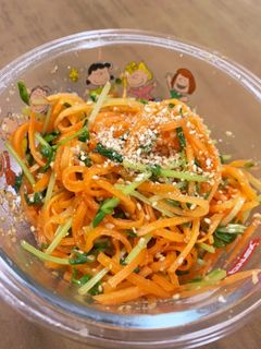 スボラママの豆苗とにんじんの和物-レシピのメイン写真