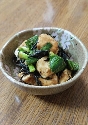 豆腐とひじきの赤味噌和え-レシピのメイン写真