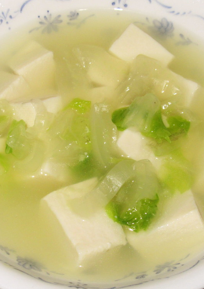 とろとろ白菜の豆腐鶏がらスープ-レシピのメイン写真