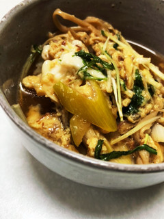たまご丼 余った豚角煮汁で-レシピのメイン写真