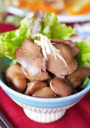 下処理あり！ぷりぷり♪鶏レバーの生姜煮-レシピのメイン写真