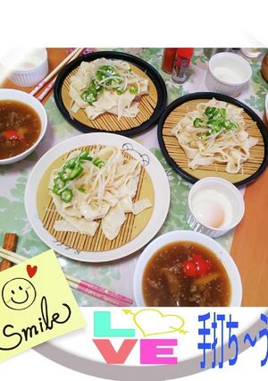 春休み最後のランチは手打ち★うどん★-レシピのメイン写真