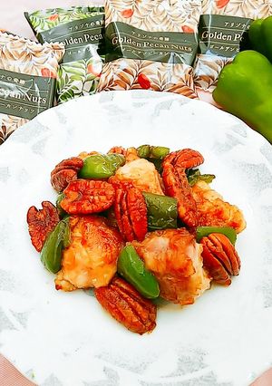 鶏肉とピーマンのピーカン炒め-レシピのメイン写真