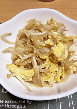 もやしと玉ねぎの卵炒め-レシピのメイン写真