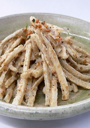 レンジで簡単♪便利ごぼうのごまマヨサラダ-レシピのメイン写真