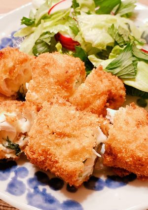簡単！美味しい！鶏ササミ大葉チーズ揚げ-レシピのメイン写真