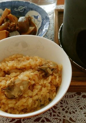 牡蠣釜飯-レシピのメイン写真