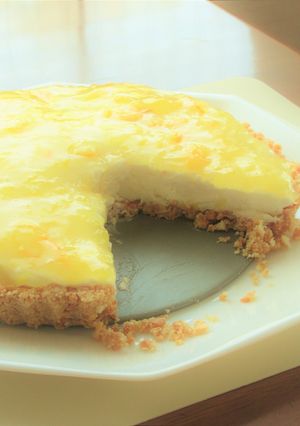 〚 レモンヨーグルトレアチーズケーキ 〛-レシピのメイン写真
