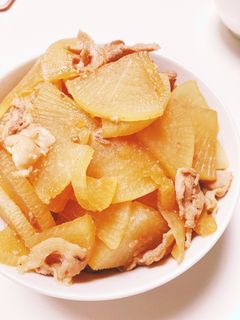 豚肉大根の炒め煮-レシピのメイン写真