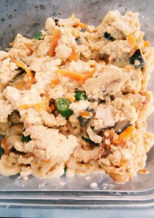 ちくわで炒り豆腐-レシピのメイン写真