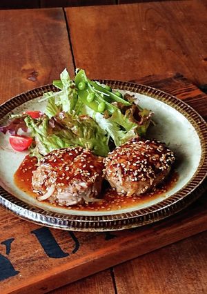 めっちゃヘルシー★もやし入りハンバーグ-レシピのメイン写真