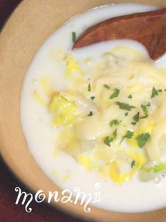 白菜だけの♡ミルクスープ♫-レシピのメイン写真