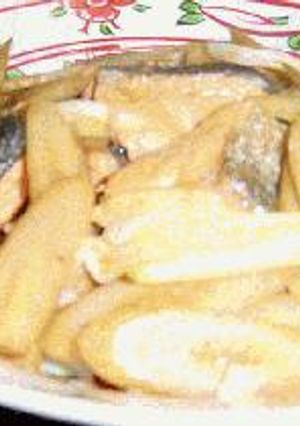 生鮭とゴボウのあっさり旨煮-レシピのメイン写真