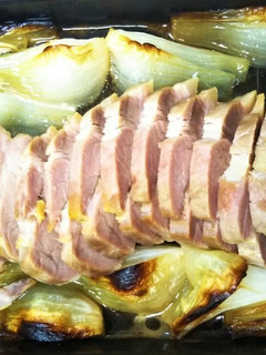 グリラーで焼豚(塩豚で)-レシピのメイン写真