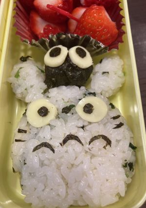 71キャラ弁　トトロ2回目！-レシピのメイン写真