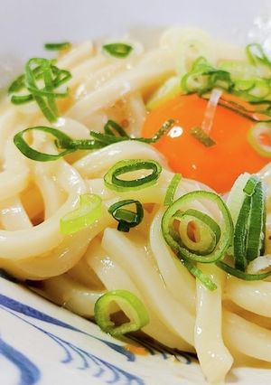 味噌釜玉納豆うどん-レシピのメイン写真