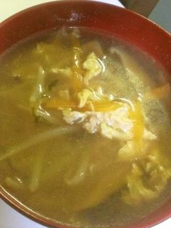 さっぱり酸辣湯風スープ-レシピのメイン写真