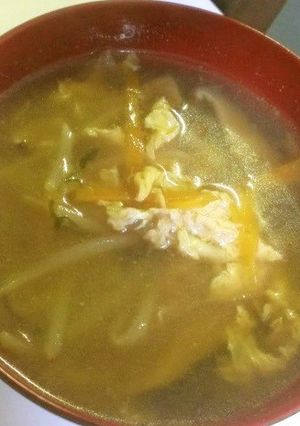 さっぱり酸辣湯風スープ-レシピのメイン写真