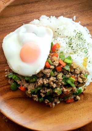 ピーマンガパオライス-レシピのメイン写真