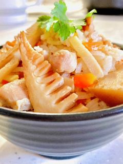 生姜香る♡タケノコご飯♡(炊き込みご飯)-レシピのメイン写真