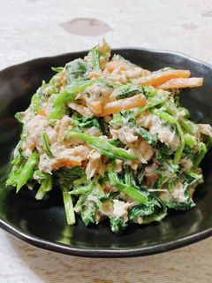 ほうれん草のツナ胡麻和え-レシピのメイン写真