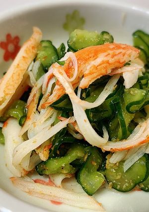 すし酢で　きゅうりとカニカマの酢の物-レシピのメイン写真
