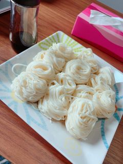 夏の味方!不味い素麺の茹で方(戒め)-レシピのメイン写真