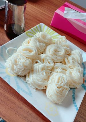 夏の味方！不味い素麺の茹で方(戒め)-レシピのメイン写真