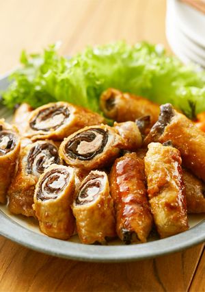 きくらげ肉巻き-レシピのメイン写真