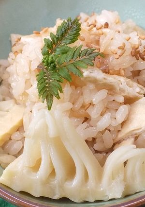 たけのこ炊き込みごはん【JA福井県丹生】-レシピのメイン写真