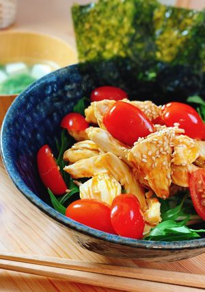 ユッケ風！自家製サラダチキン-レシピのメイン写真