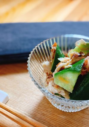 高タンパク&低カロリー！ささみ梅きゅうり-レシピのメイン写真
