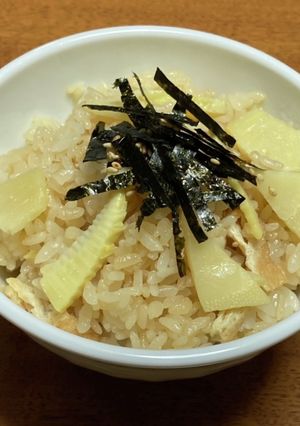 かんたん筍ご飯(おでんの素使用)-レシピのメイン写真
