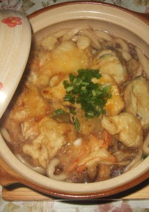 天とじうどん-レシピのメイン写真