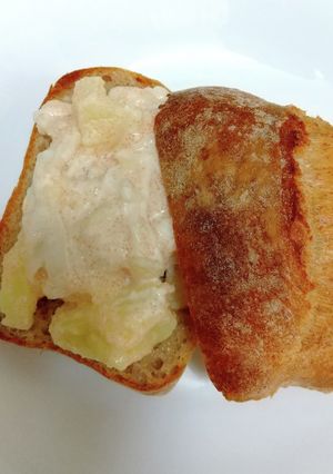 簡単ポテトサラダバーガー-レシピのメイン写真