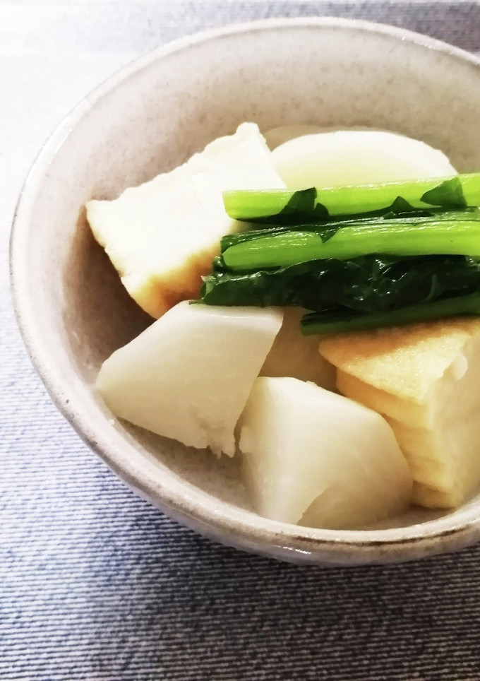 簡単15分！かぶと厚揚げの煮物-レシピのメイン写真