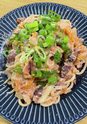 たらこと、ホタルイカのスパゲティー-レシピのメイン写真